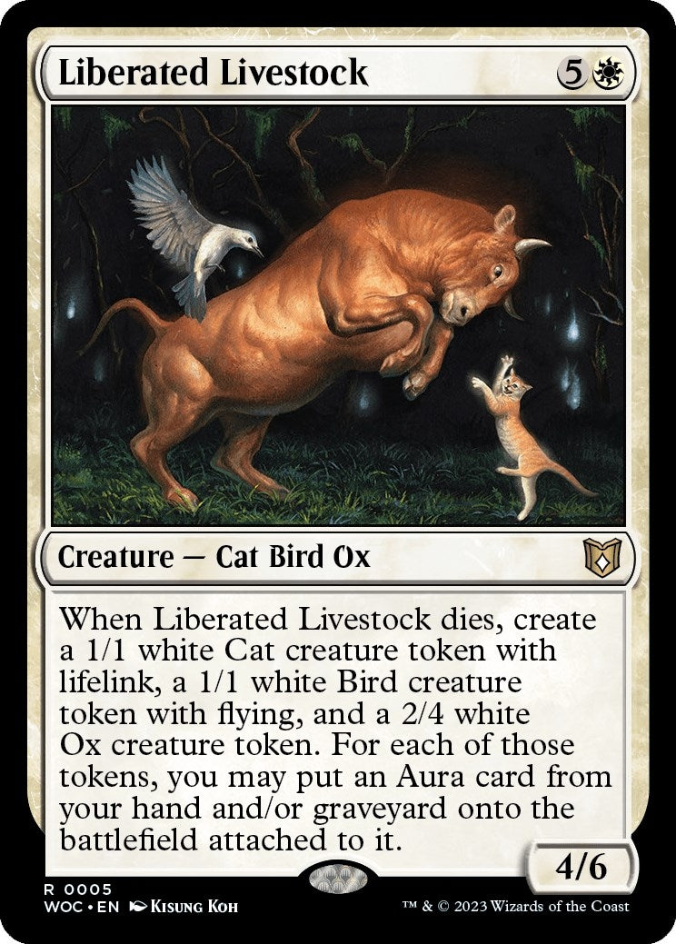 Liberated Livestock (5) (Commander: Wilds of Eldraine)
