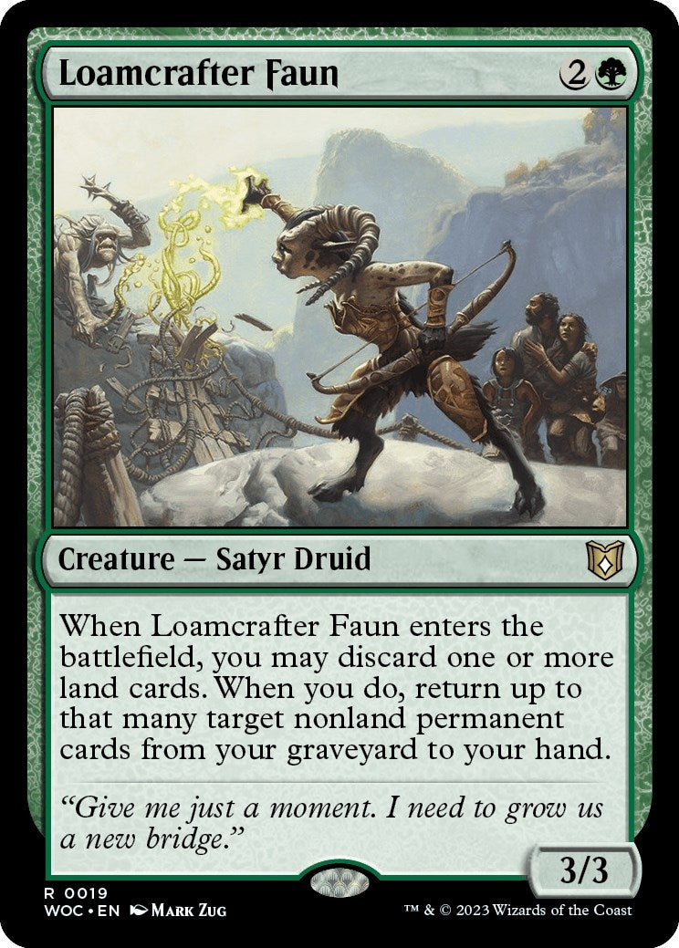 Loamcrafter Faun (19) (Commander: Wilds of Eldraine)