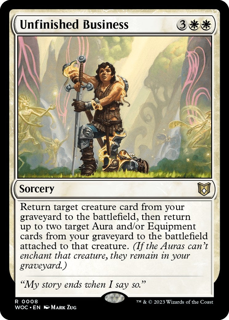 Unfinished Business (8) (Commander: Wilds of Eldraine)