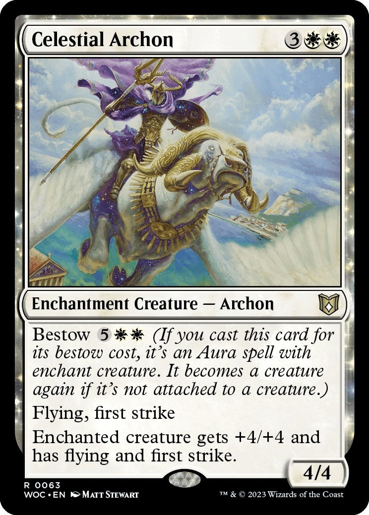 Celestial Archon (63) (Commander: Wilds of Eldraine)