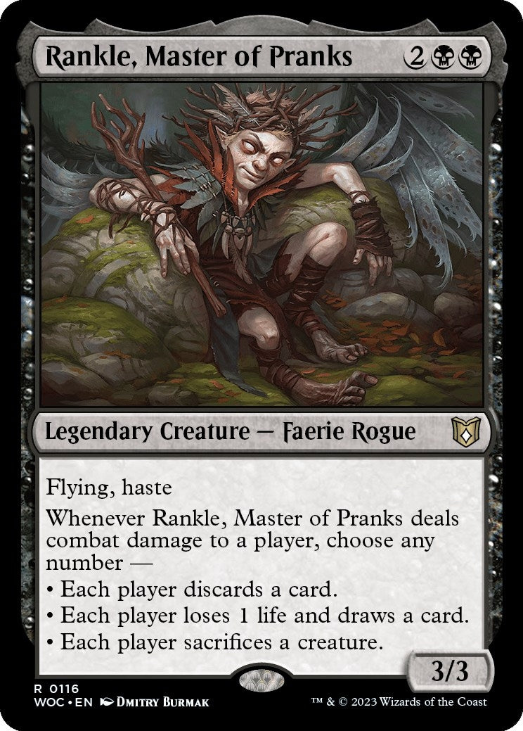 Rankle, Master of Pranks (116) (Commander: Wilds of Eldraine)