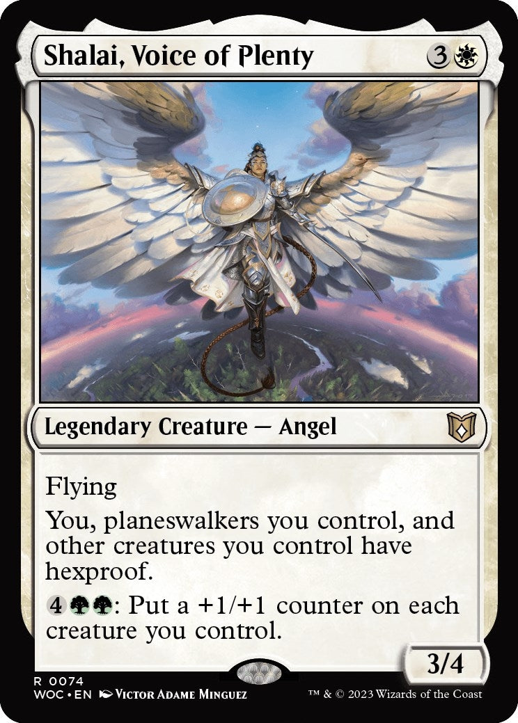 Shalai, Voice of Plenty (74) (Commander: Wilds of Eldraine)