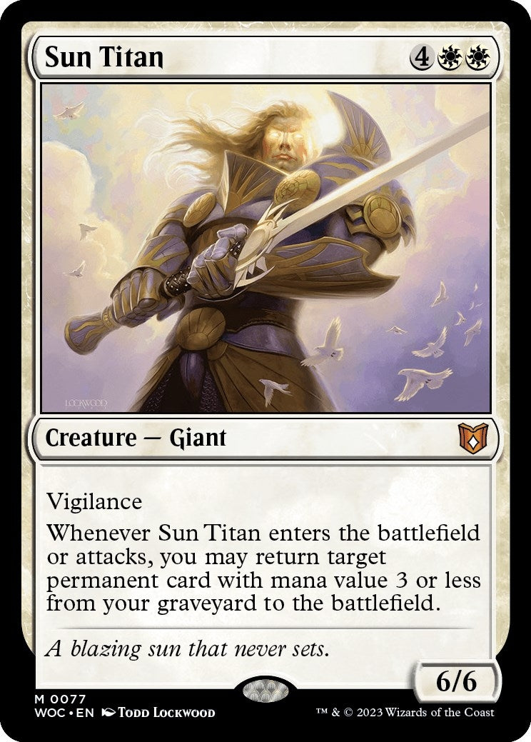 Sun Titan (77) (Commander: Wilds of Eldraine)