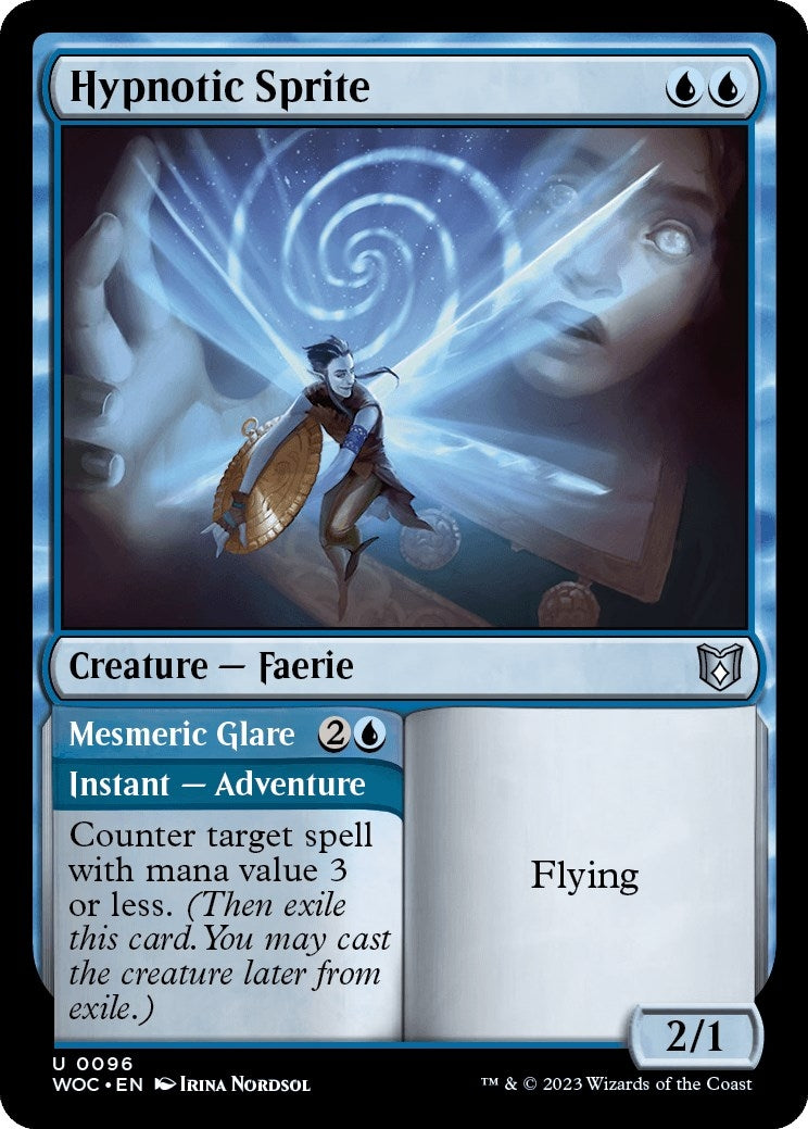 Hypnotic Sprite (96) (Commander: Wilds of Eldraine)