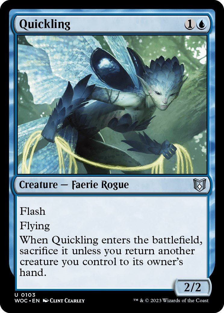 Quickling (103) (Commander: Wilds of Eldraine)