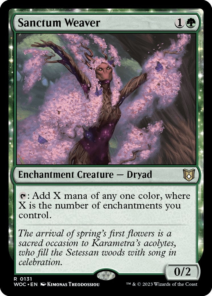 Sanctum Weaver (131) (Commander: Wilds of Eldraine)