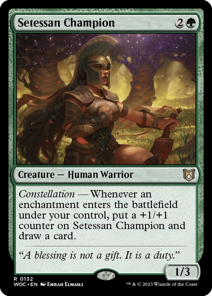 Setessan Champion (132) (Commander: Wilds of Eldraine)