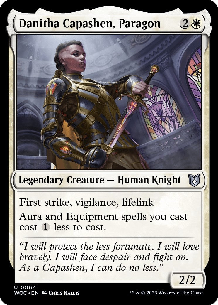 Danitha Capashen, Paragon (64) (Commander: Wilds of Eldraine)