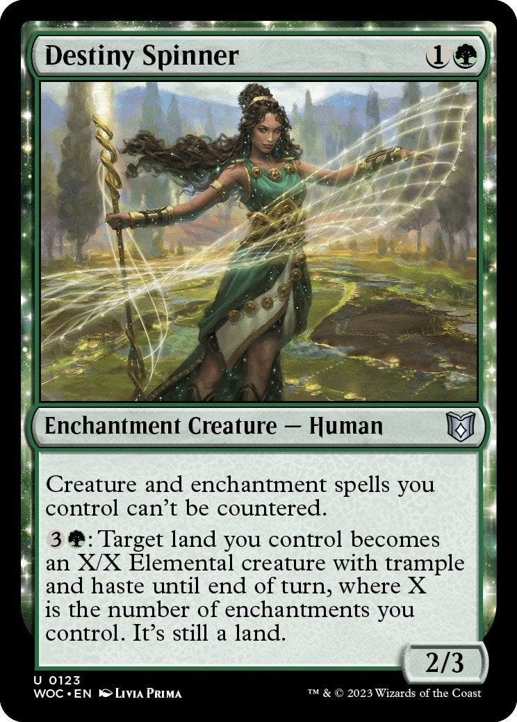 Destiny Spinner (123) (Commander: Wilds of Eldraine)