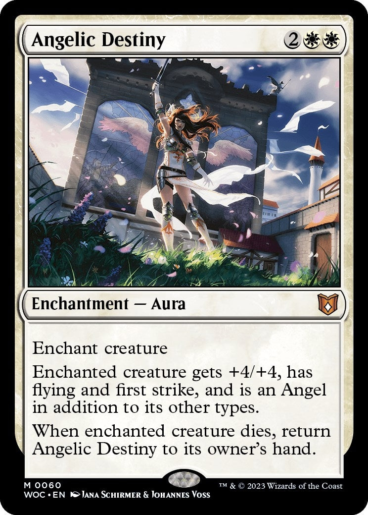 Angelic Destiny (60) (Commander: Wilds of Eldraine)