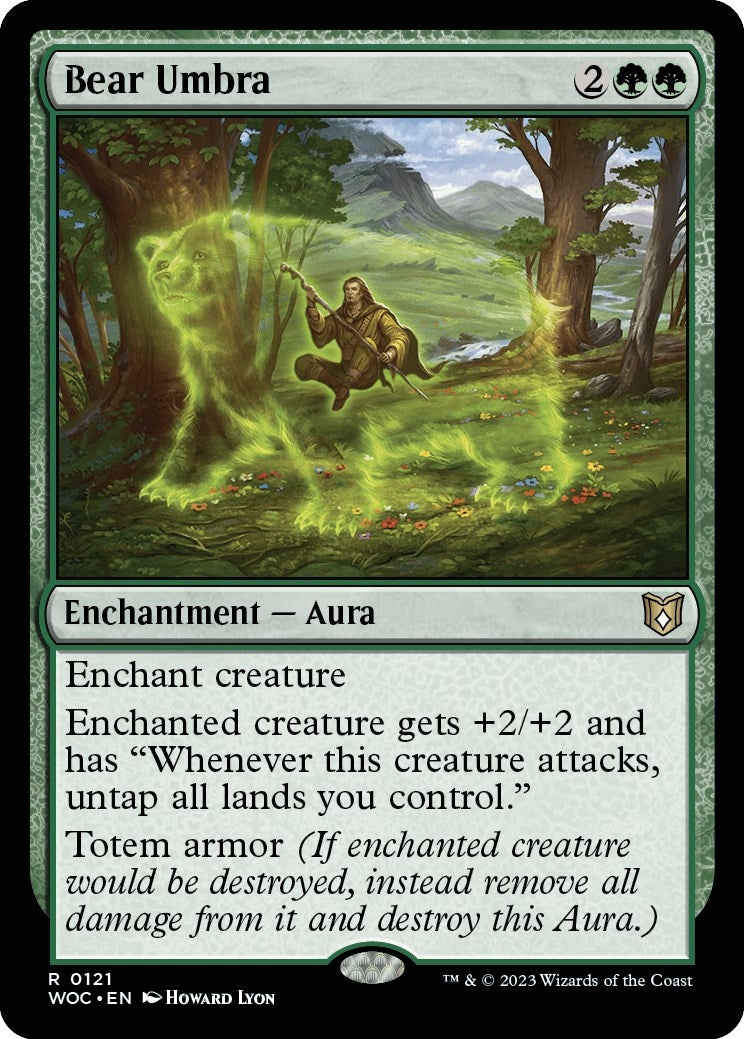 Bear Umbra (121) (Commander: Wilds of Eldraine)