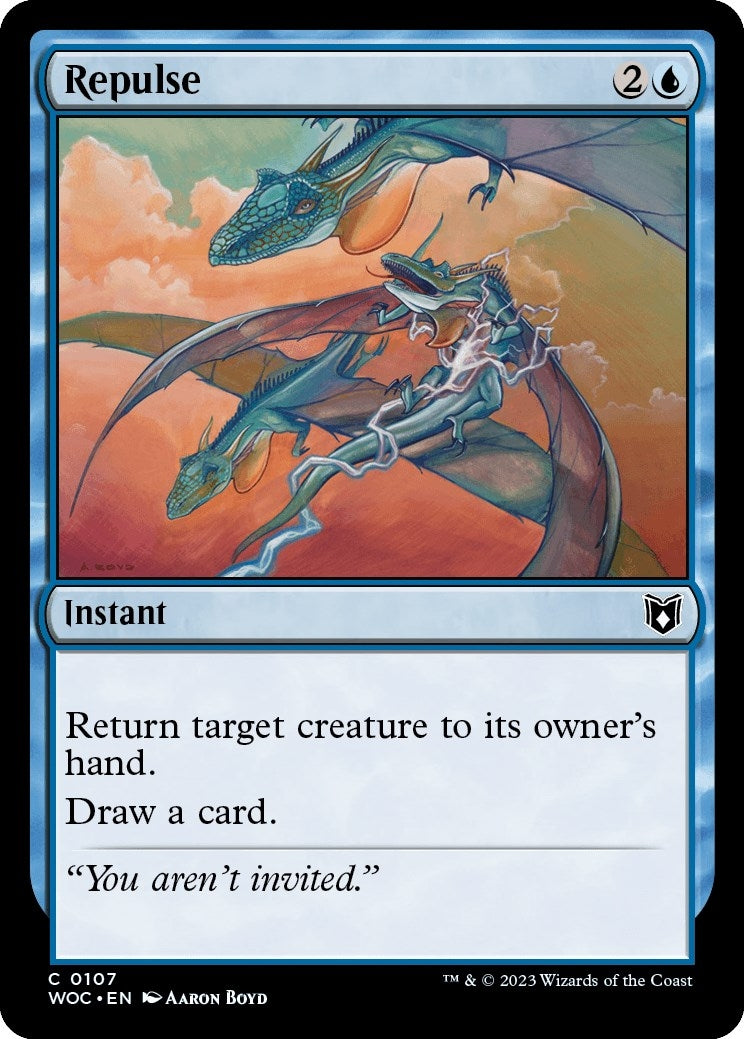 Repulse (107) (Commander: Wilds of Eldraine)