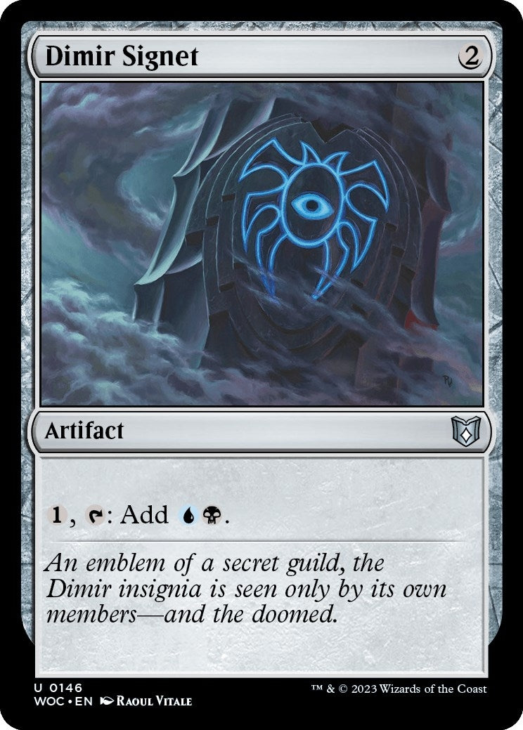 Dimir Signet (146) (Commander: Wilds of Eldraine)