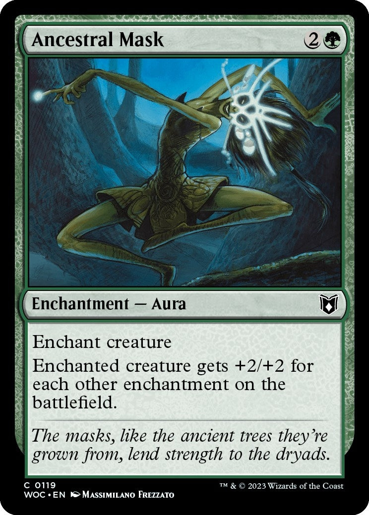 Ancestral Mask (119) (Commander: Wilds of Eldraine)