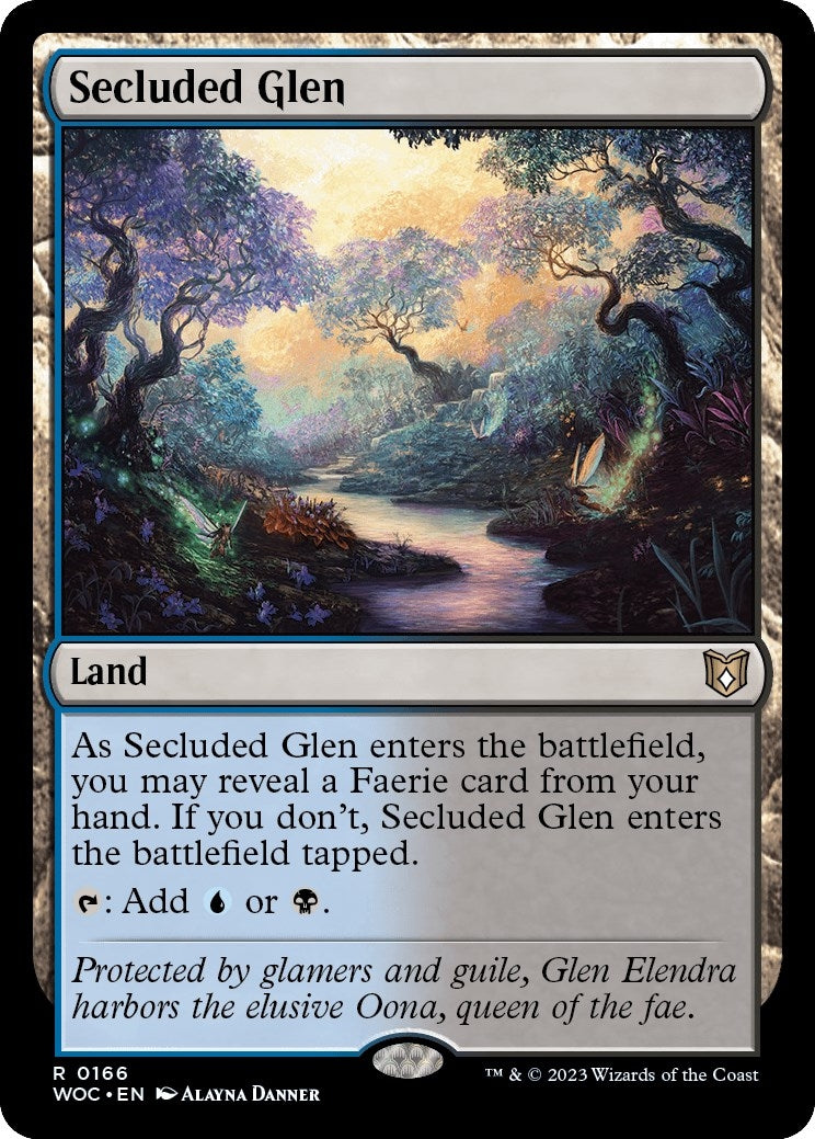 Secluded Glen (166) (Commander: Wilds of Eldraine)
