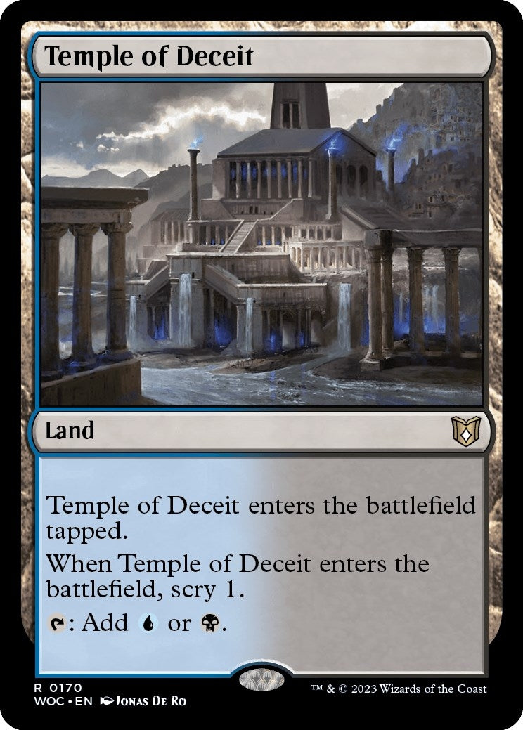 Temple of Deceit (170) (Commander: Wilds of Eldraine)