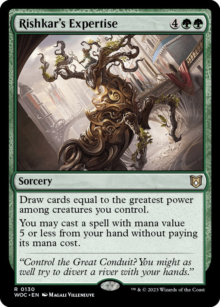 Rishkar's Expertise (130) (Commander: Wilds of Eldraine)