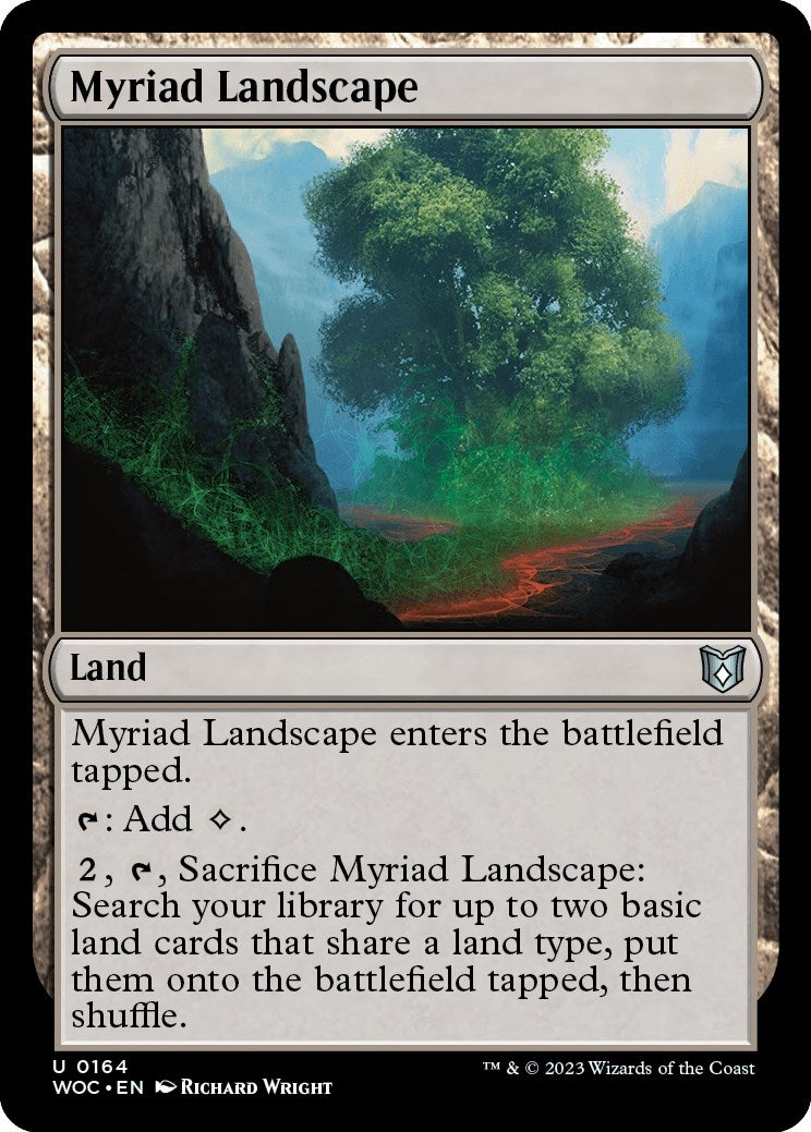 Myriad Landscape (164) (Commander: Wilds of Eldraine)