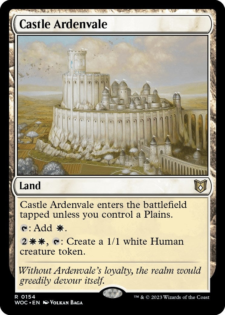 Castle Ardenvale (154) (Commander: Wilds of Eldraine)