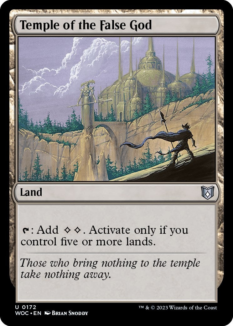 Temple of the False God (172) (Commander: Wilds of Eldraine)