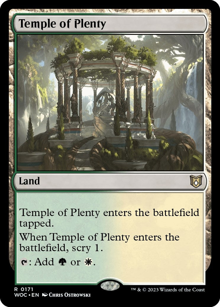 Temple of Plenty (171) (Commander: Wilds of Eldraine)