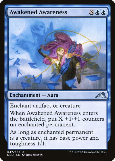 Awakened Awareness (47) (Kamigawa: Neon Dynasty)