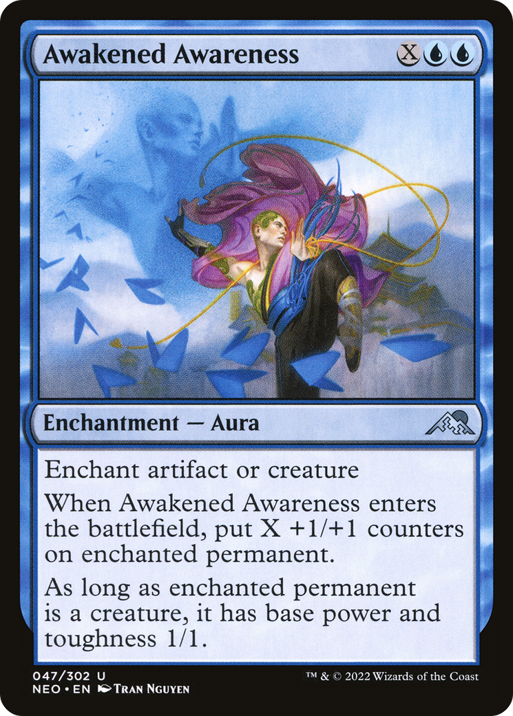Awakened Awareness (47) (Kamigawa: Neon Dynasty)