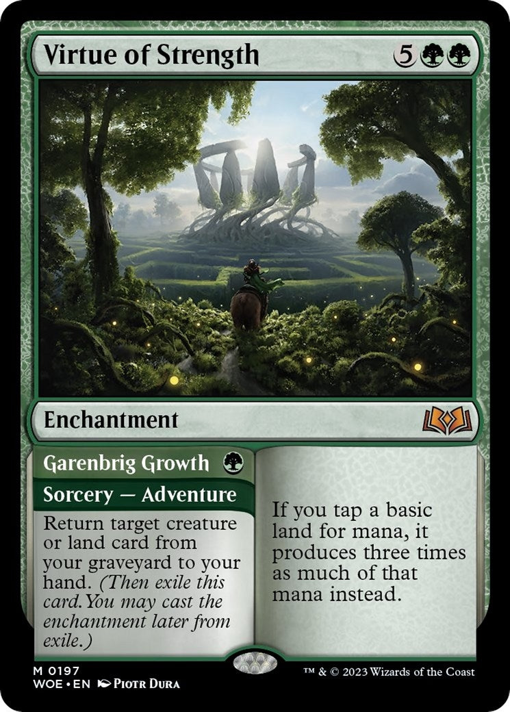 Image for Virtue of Strength (197) - Magic: The Gathering