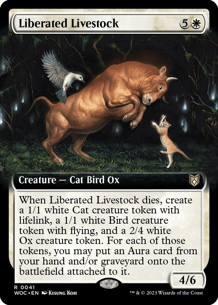 Liberated Livestock (Extended Art) (41) (Commander: Wilds of Eldraine)