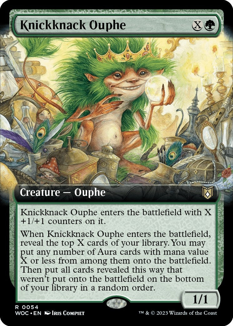 Knickknack Ouphe (Extended Art) (54) (Commander: Wilds of Eldraine)