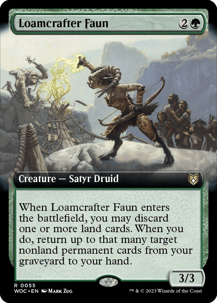 Loamcrafter Faun (Extended Art) (55) (Commander: Wilds of Eldraine)