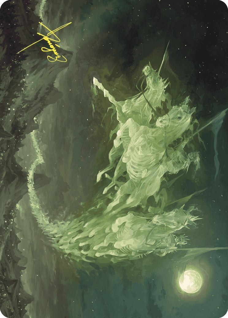 Moonshaker Cavalry Art Card (Gold-Stamped Signature) (5) (Art Series: Wilds of Eldraine)