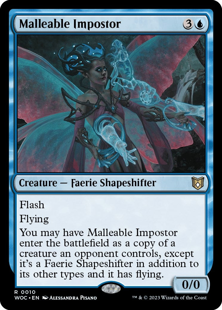 Malleable Impostor (10) (Commander: Wilds of Eldraine)