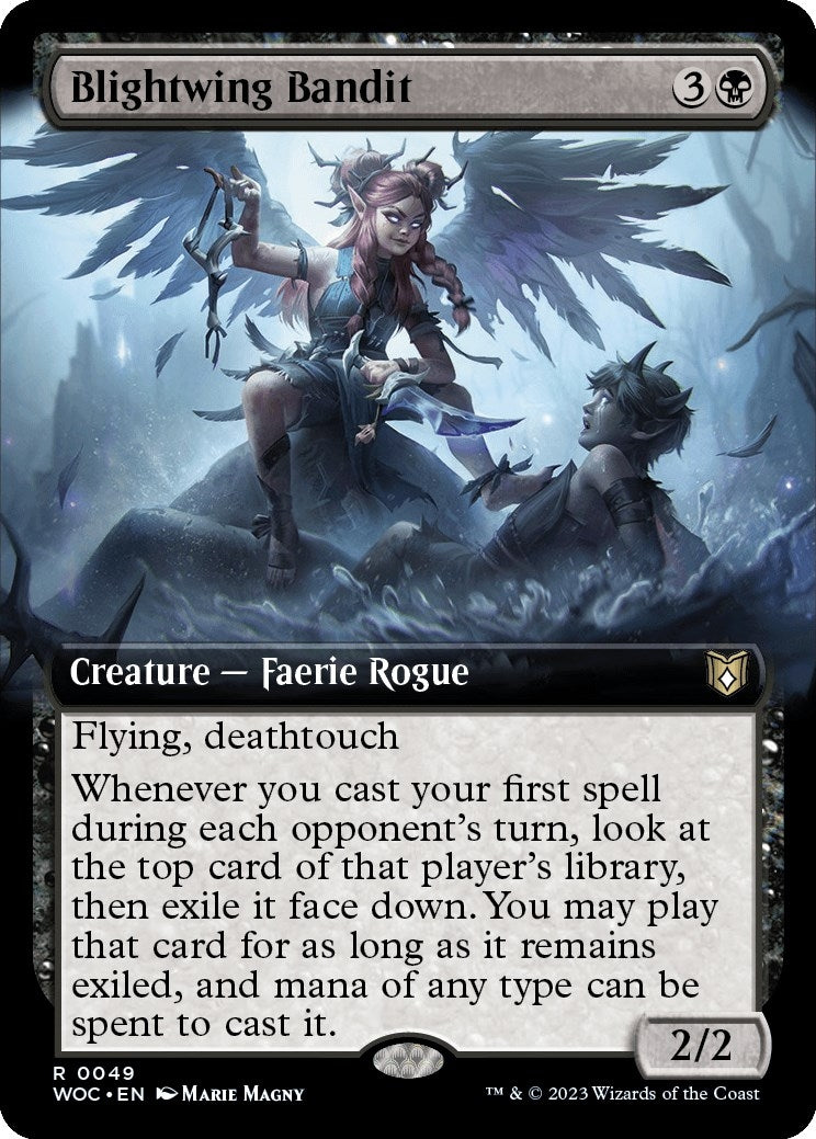 Blightwing Bandit (Extended Art) (49) (Commander: Wilds of Eldraine)