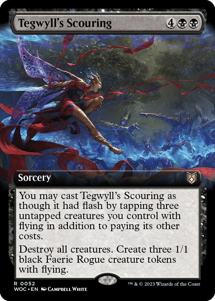Tegwyll's Scouring (Extended Art) (52) (Commander: Wilds of Eldraine)