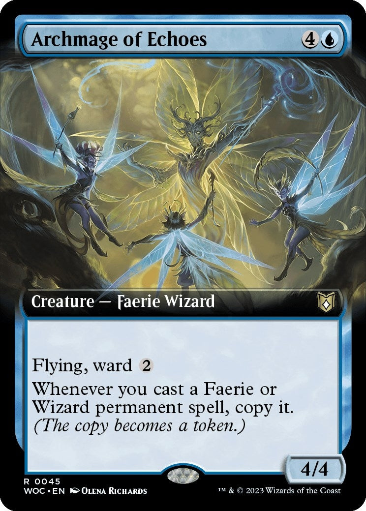Archmage of Echoes (Extended Art) (45) (Commander: Wilds of Eldraine)