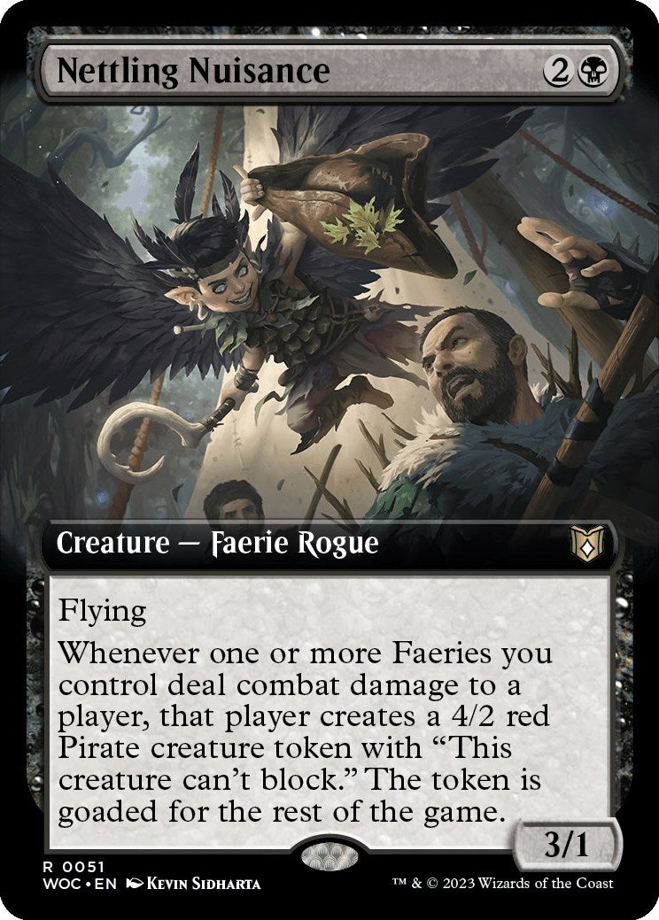 Nettling Nuisance (Extended Art) (51) (Commander: Wilds of Eldraine)