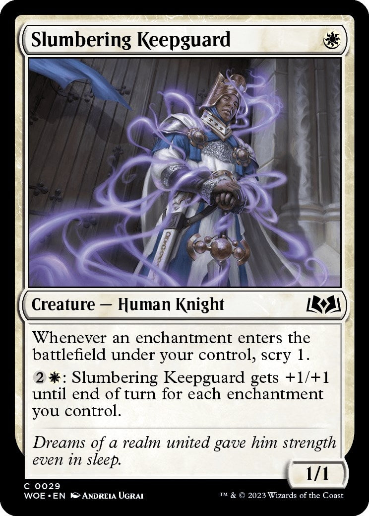 Slumbering Keepguard (29) (Wilds of Eldraine)