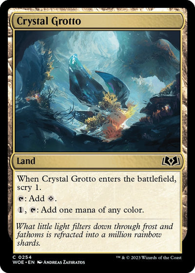 Crystal Grotto (254) (Wilds of Eldraine)