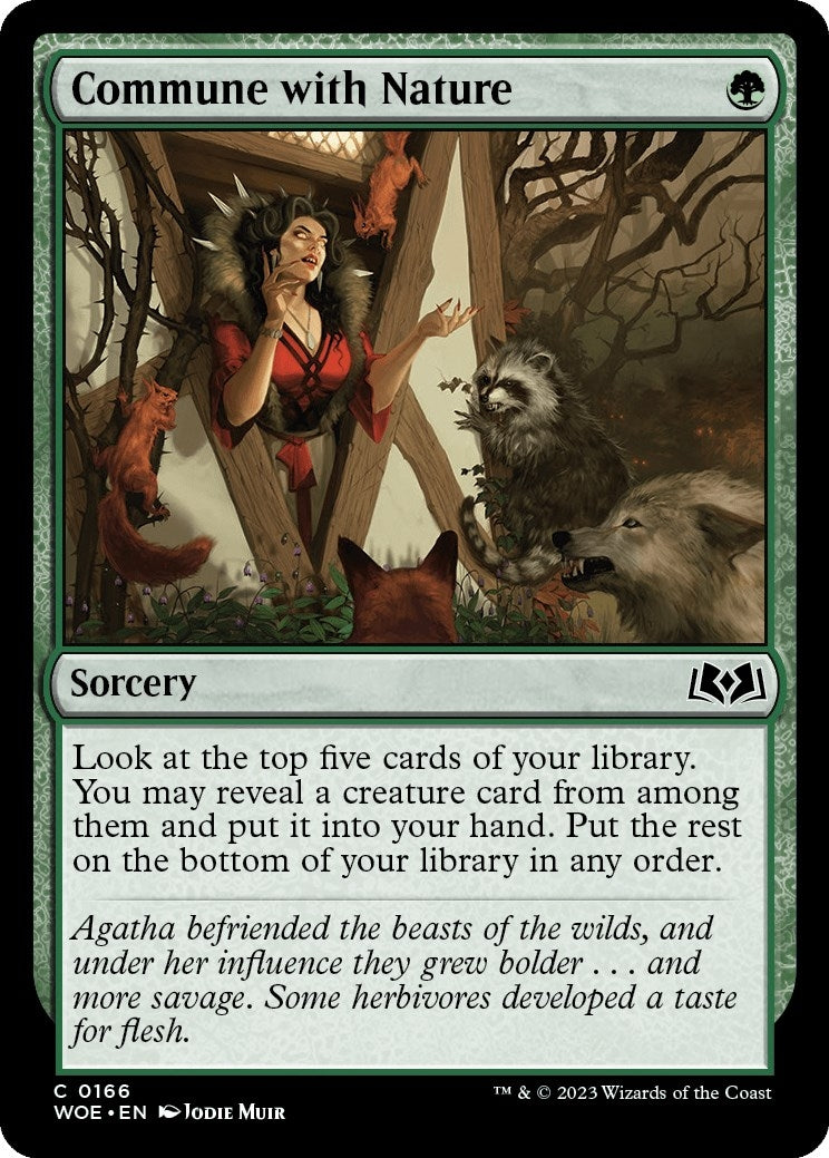 Commune with Nature (166) (Wilds of Eldraine) (WOE)