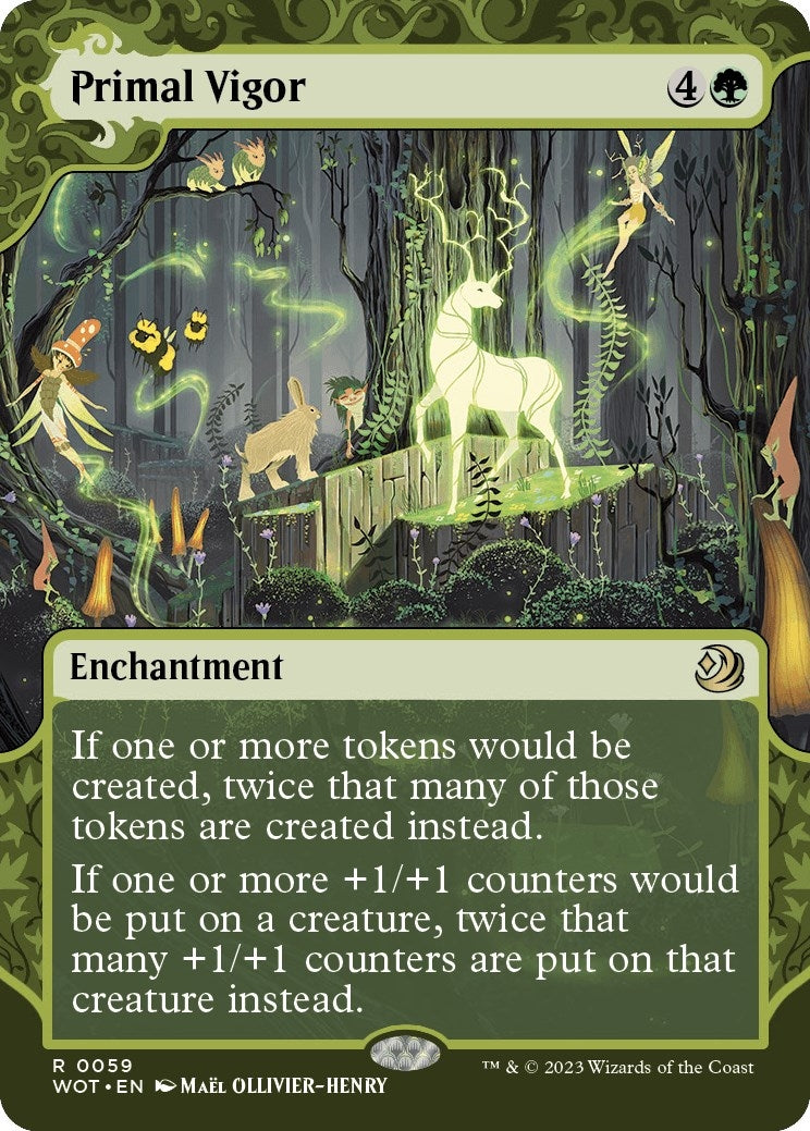 Primal Vigor (59) (Wilds of Eldraine: Enchanting Tales)