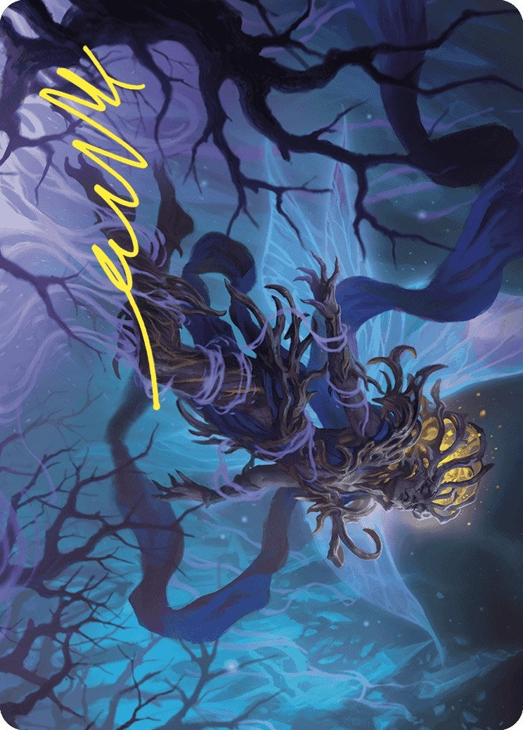 Sleep-Cursed Faerie Art Card (Gold-Stamped Signature) (8) (Art Series: Wilds of Eldraine)