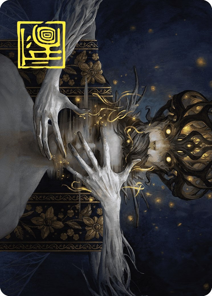 Ego Drain Art Card (Gold-Stamped Signature) (12) (Art Series: Wilds of Eldraine)
