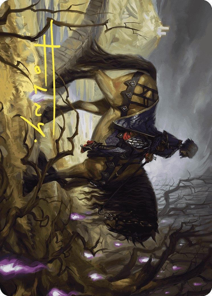 Rowan's Grim Search Art Card (Gold-Stamped Signature) (13) (Art Series: Wilds of Eldraine)