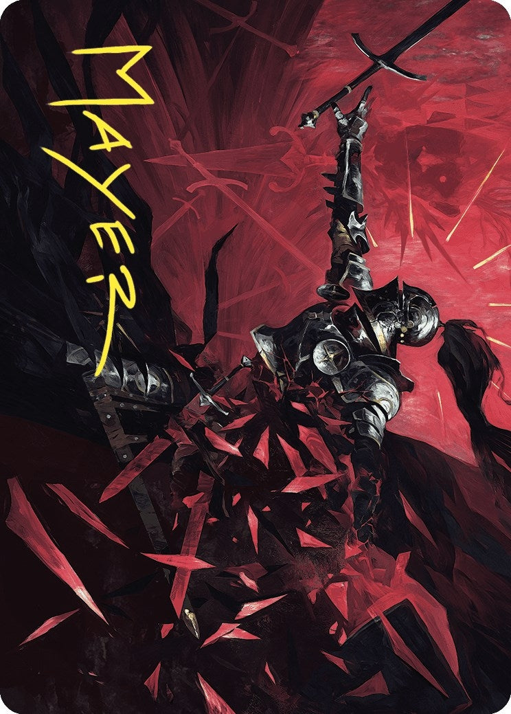 Shatter the Oath Art Card (Gold-Stamped Signature) (14) (Art Series: Wilds of Eldraine)