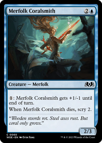 Merfolk Coralsmith (60) (Wilds of Eldraine)
