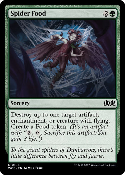 Spider Food (186) (Wilds of Eldraine) (WOE)