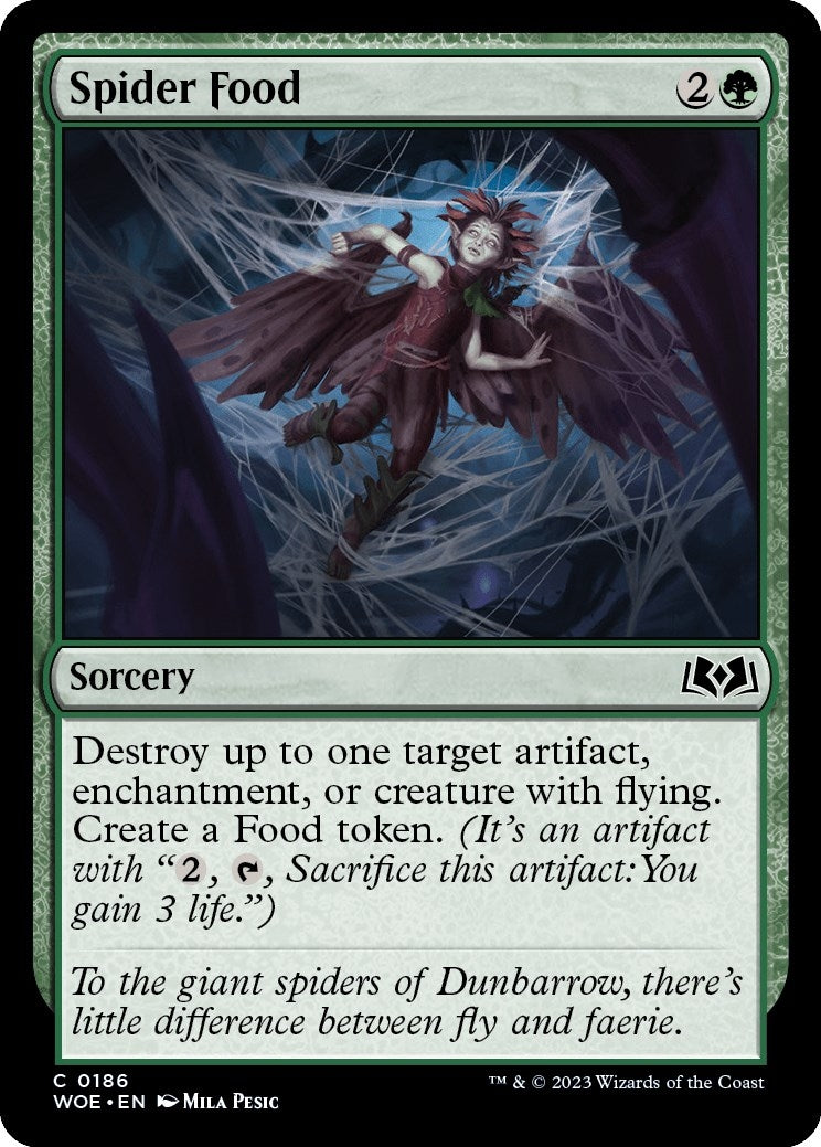 Spider Food (186) (Wilds of Eldraine) (WOE)