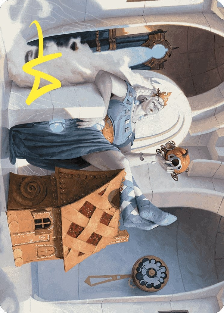 Beluna Grandsquall Art Card (Gold-Stamped Signature) (36) (Art Series: Wilds of Eldraine)