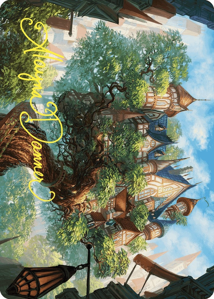 Edgewall Inn Art Card (Gold-Stamped Signature) (46) (Art Series: Wilds of Eldraine)